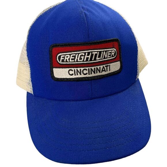 Tonkin Inc Freightliner Cincinnati Blue white Vintage trucker baseball cap - Picture 7 of 7